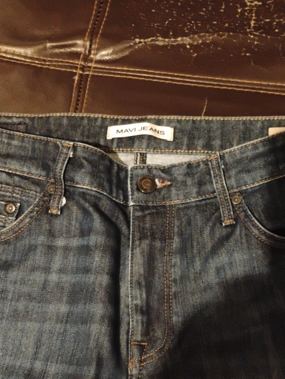 Mavi Men’s Medium Blue Straight Jeans